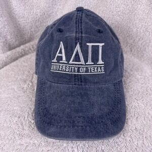 Texas State University Hat Blue Alpha Delta Pi Cap Adult Adjustable Cotton